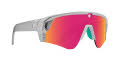 Spy Monolith Speed Matte Silver - Happy Gray Green Pink Mirror (6700000000232) Sunglasses - Color Image