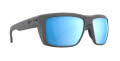 Spy Overhaul XL ANSI Matte Gray - Happy Boost Polar Ice Blue Mirror (6700000000302) Sunglasses - Color Image
