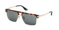 BMW BW0068-H Blonde Havana / Shiny Gunmetal (53N) Sunglasses - Color Image