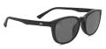 Hobie Bells BELLS SATIN BLACK RIM / GREY POLARIZED PC LENS CLIP (BELLS-0108) Sunglasses - Color Image