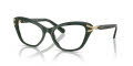 Swarovski SK2031 Dark Green (1026) Eyeglasses - Color Image
