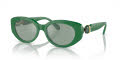 Swarovski SK6002 Dark Green (10079C) Sunglasses - Color Image
