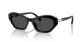 Swarovski SK6048F Black/Dark Grey (103887) Sunglasses - Color Image