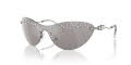 Swarovski SK7023 Gunmetal / Light Grey Mirror Silver (40096G) Sunglasses - Color Image
