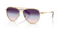 Swarovski SK7031 Gold/Gradient Light Brown/Blue/Violet (4036U7) Sunglasses - Color Image