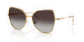 Swarovski SK7037 Gold/Gradient Grey (40048G) Sunglasses - Color Image