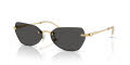 Swarovski SK7038 Gold/Dark Grey (400487) Sunglasses - Color Image