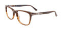 Takumi TK1133 With Magnetic Clip-On Lens Brown Marbled & Crystal Brown with polarized clip on lens (010) Eyeglasses - Color Image