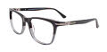 Takumi TK1133 With Magnetic Clip-On Lens Dark Grey & Brown Marbled & Crystal Grey with polarized clip on lens (020) Eyeglasses - Color Image
