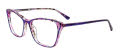 Takumi TK1141 With Magnetic Clip-On Lens Indigo & Purple Marbled with polarized clip on lens (50) Eyeglasses - Color Image