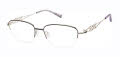 Tura R155 Eggplant/Silver - EGG Eyeglasses - Color Image