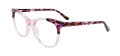 Takumi TK1112 With Magnetic Clip-On Lens Light Purple Crystal & Demi Purple (080) Eyeglasses - Color Image