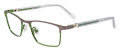 Takumi TK1146 Kids - No Clip-on Matte Dark Grey & Matte Green (20) Eyeglasses - Color Image
