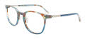 Takumi TK1159 With Magnetic Clip-On Lens Demi Blue & Blue (050) Eyeglasses - Color Image