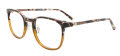 Takumi TK1159 With Magnetic Clip-On Lens Demi Brown & Caramel (010) Eyeglasses - Color Image