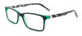 Takumi TK1160 Kids - No Clip-on Black & Green (90) Eyeglasses - Color Image