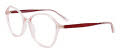 Takumi TK1184 With Magnetic Clip-On Lens Crystal Beige (010) Eyeglasses - Color Image