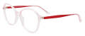 Takumi TK1184 With Magnetic Clip-On Lens Crystal Pink (030) Eyeglasses - Color Image