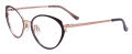 Takumi TK1189 With Magnetic Clip-On Lens Satin black & Satin pink gold (090) Eyeglasses - Color Image