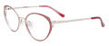 Takumi TK1189 With Magnetic Clip-On Lens Satin Pink & Shiny Silver (030) Eyeglasses - Color Image