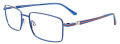 Takumi TK1214 Magnetic Clip-on Lens Blue & LT Brown (050) Eyeglasses - Color Image