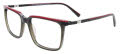 Takumi TK1231 Crystal Black & Burgundy (90) Eyeglasses - Color Image