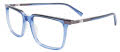 Takumi TK1231 Crystal Blue & Black (50) Eyeglasses - Color Image