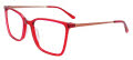 Takumi TK1271 Transparent Red / Pink Gold (030) Eyeglasses - Color Image