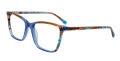 Takumi TK1301 Blue & Brown (50) Eyeglasses - Color Image