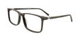 Takumi TK1308 With Magnetic Clip-On Lens Khaki (060) Eyeglasses - Color Image