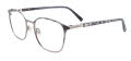 Takumi TK1135 With Magnetic Clip-On Lens Demi Grey & Matt Steel (020) Eyeglasses - Color Image