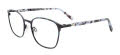 Takumi TK1135 With Magnetic Clip-On Lens Demi Blue & Matt Black (090) Eyeglasses - Color Image