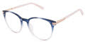 Ted Baker TFW006 Navy Blue Rose Gold (NAV) Eyeglasses - Color Image