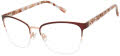 Ted Baker TW513 Burgundy (BUR) Eyeglasses - Color Image