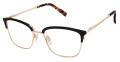 Ted Baker TW519 Black Blush (BLK) Eyeglasses - Color Image