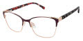 Ted Baker TW521 Burgundy (BUR) Eyeglasses - Color Image