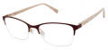 Ted Baker TW523 Burgundy (BUR) Eyeglasses - Color Image