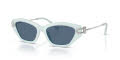 Tiffany & Co. TF4231U Frosted Pale Sapphire/Dark Blue (843680) Sunglasses - Color Image