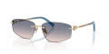 Tiffany & Co. TF3114 Pale Gold/Light Brown Gradient Blue (619116) Sunglasses - Color Image