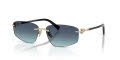 Tiffany & Co. TF3114 Pale Gold/Azure Gradient Blue (62029S) Sunglasses - Color Image