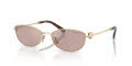 Tiffany & Co. TF3115 Pale Gold/Light Violet Mirror Internal (6189VS) Sunglasses - Color Image