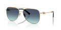 Tiffany & Co. TF3116 Pale Gold/Azure Gradient Blue (62029S) Sunglasses - Color Image