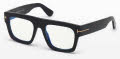 Tom Ford Blue Light Collection FT5634-B Black (001) Eyeglasses - Color Image