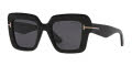 Tom Ford ESME TR BLACK SHINY / GREY (1330L1) Sunglasses - Color Image