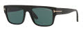 Tom Ford FT0907 Black-Shiny / Blue (01V) Sunglasses - Color Image