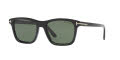 Tom Ford FT1179 Black Shiny / Green (1330J1) Sunglasses - Color Image