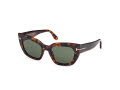Tom Ford FT1190 Tortoise Black/Green (4400J1) Sunglasses - Color Image