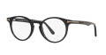 Tom Ford Blue Light Collection FT5557-B Black Shiny / Blue Block Lenses (001) Eyeglasses - Color Image