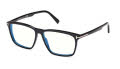Tom Ford FT5959-B Black-Shiny (001) Eyeglasses - Color Image