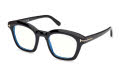 Tom Ford FT5961-B Black-Shiny (001) Eyeglasses - Color Image